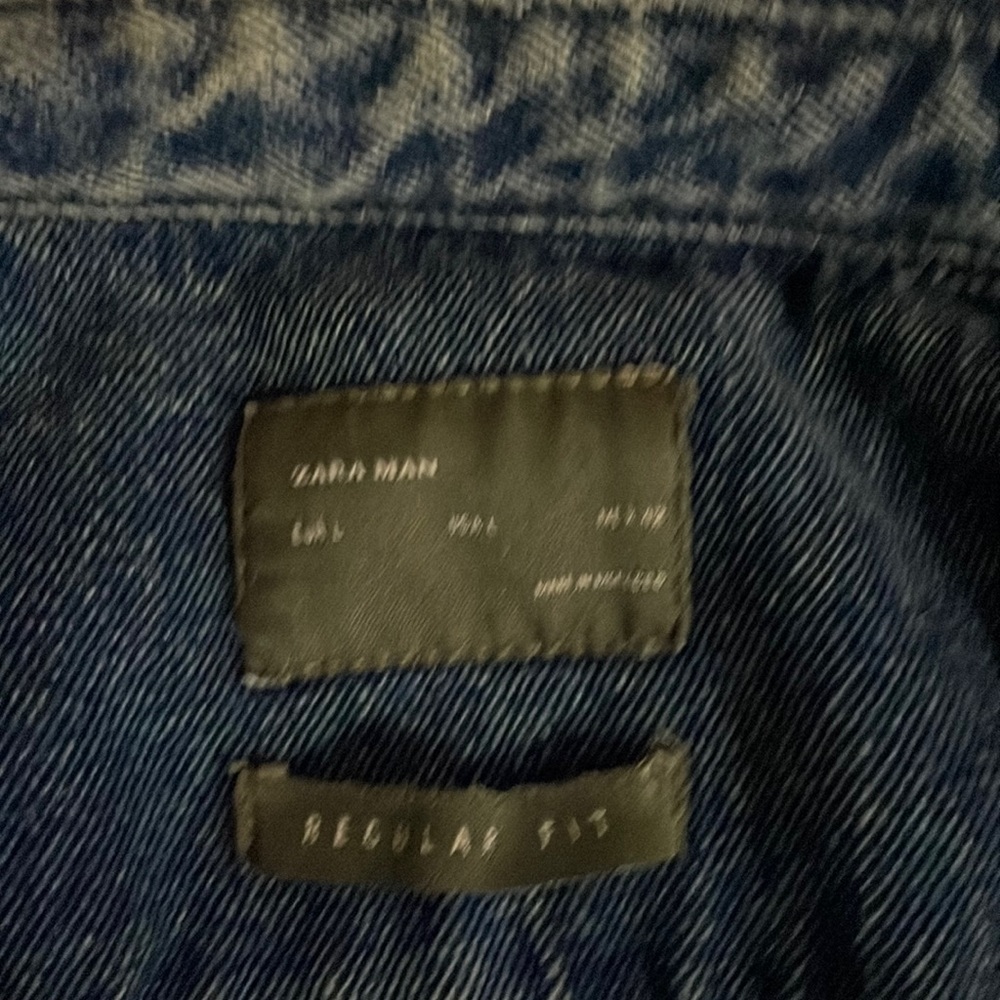 Zara men demin shirt